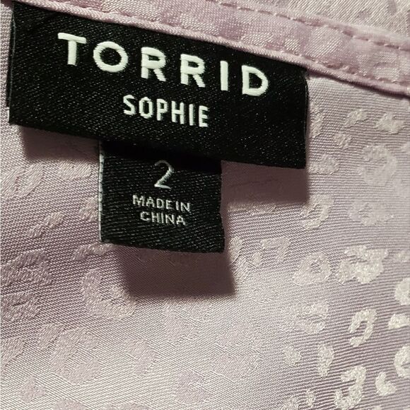 Torrid Purple Sophie Tank Top - Picture 3 of 4